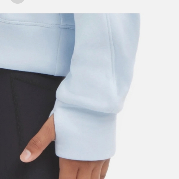 Danskin Youth Hoodie Color Blue Skyway Kangaroo Pocket Girls Nwt - Picture 4 of 6